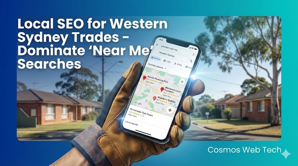 Local SEO for Western Sydney Trades: Dominate 'Near Me' Searches in 2024 | Cosmos Web Tech Blog