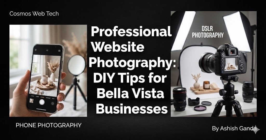 Professional Website Photography: DIY Tips for Bella Vista Businesses | Cosmos Web Tech Blog