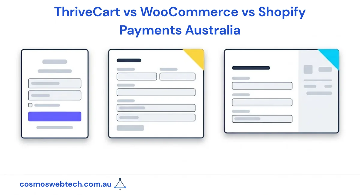 ThriveCart vs WooCommerce Checkout vs Shopify Payments: Which Checkout Tool for Australian Creators and SMBs in 2026?