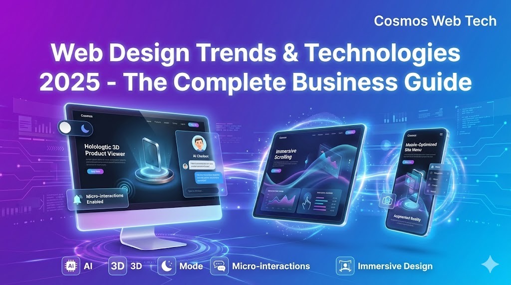 Web Design Trends & Technologies 2025: The Complete Business Guide