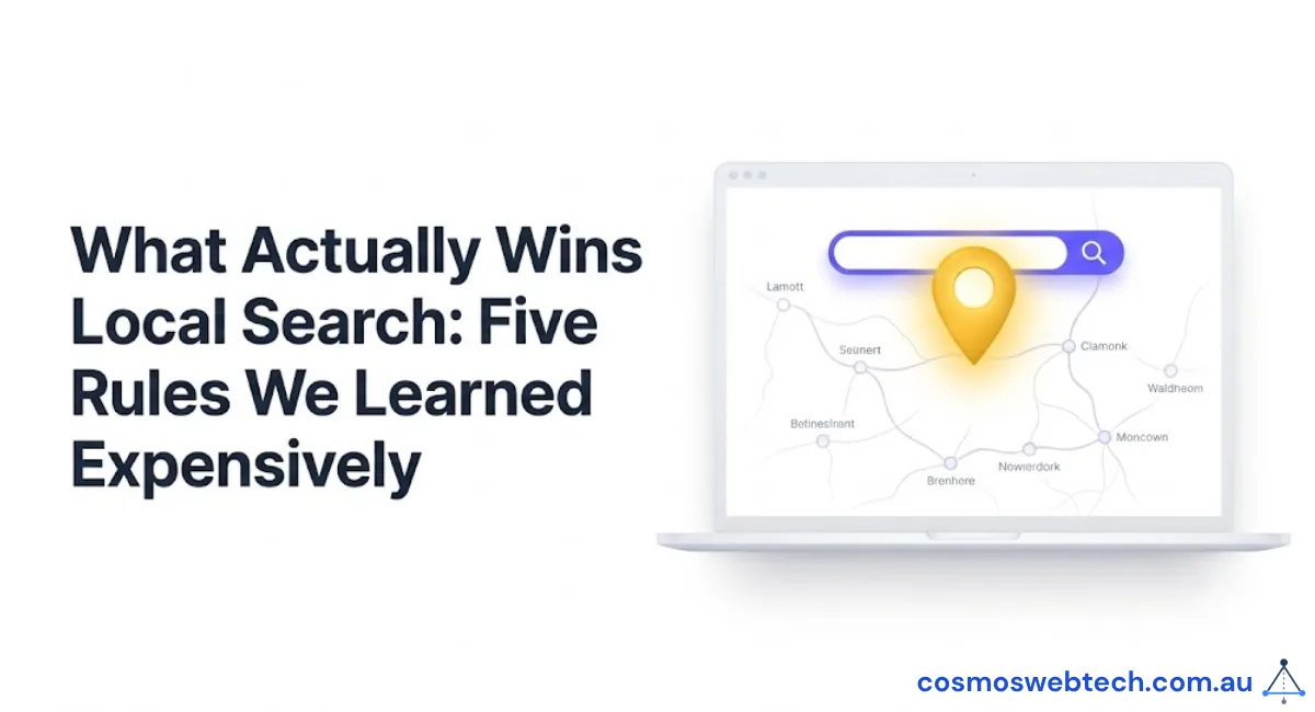 What Actually Wins Local Search: Five Rules We Learned Expensively