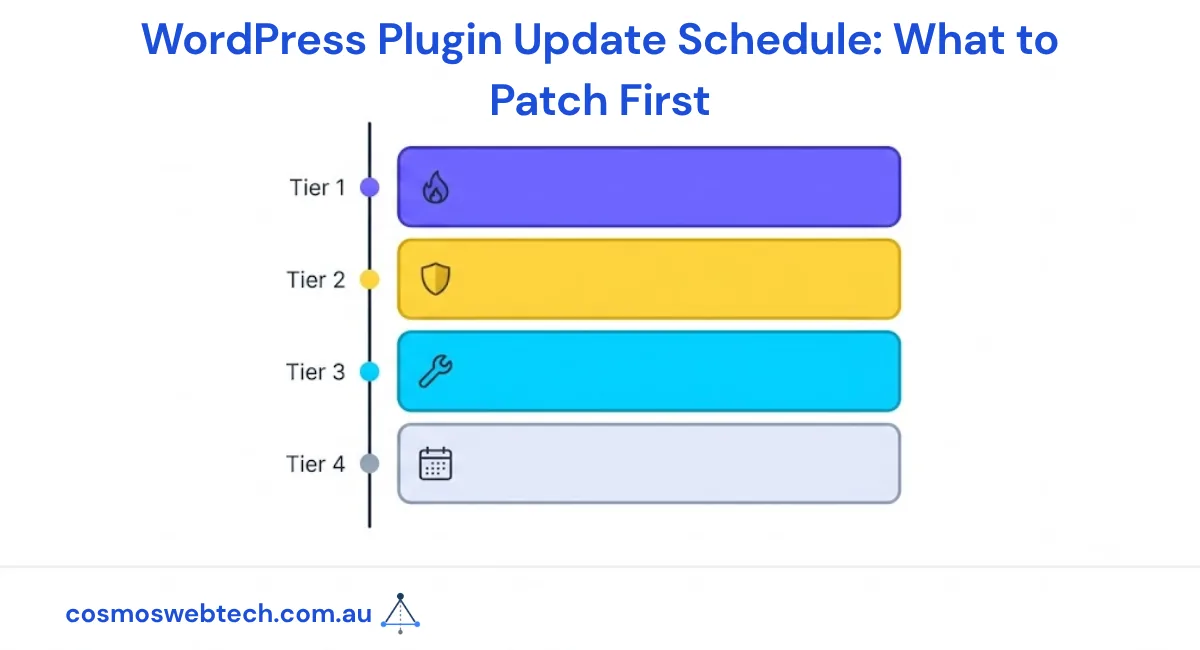 WordPress Plugin Update Schedule: What Australian SMBs Should Patch First in 2026