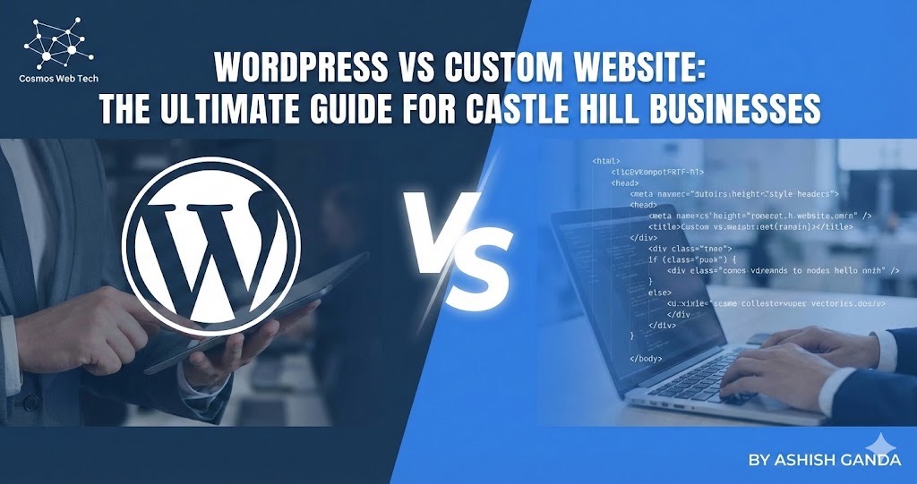 WordPress vs Custom Website: The Ultimate Guide for Castle Hill Businesses in 2024 | Cosmos Web Tech Blog