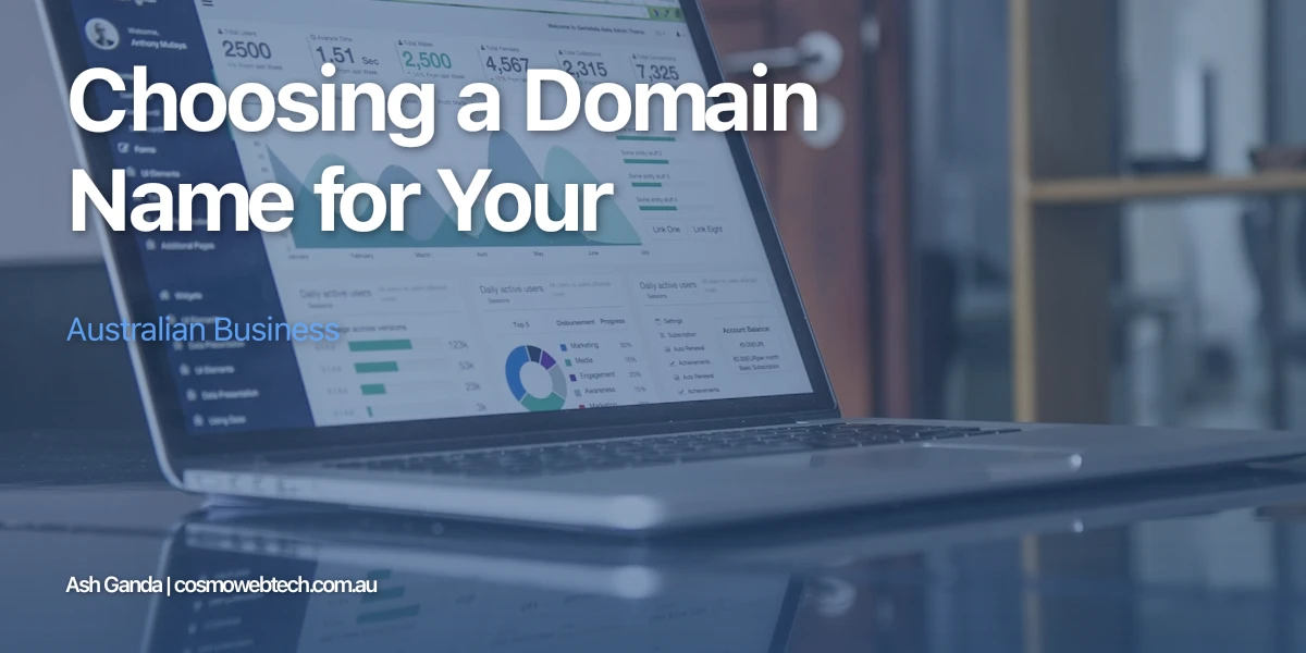 Choosing a Domain Name for Your Australian Business