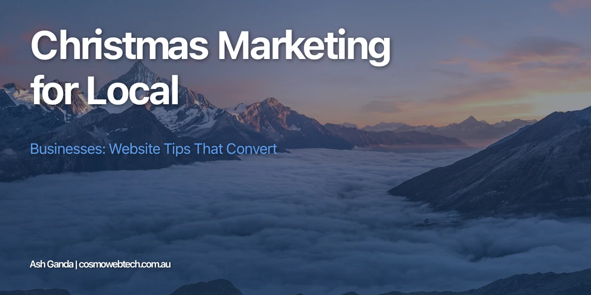 Christmas Marketing for Local Businesses: Website Tips That Convert