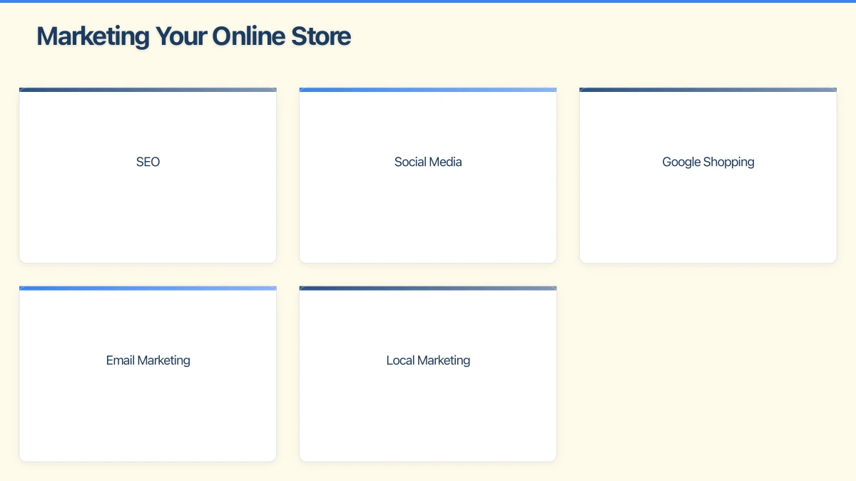 Setting Up Your Online Store Infographic