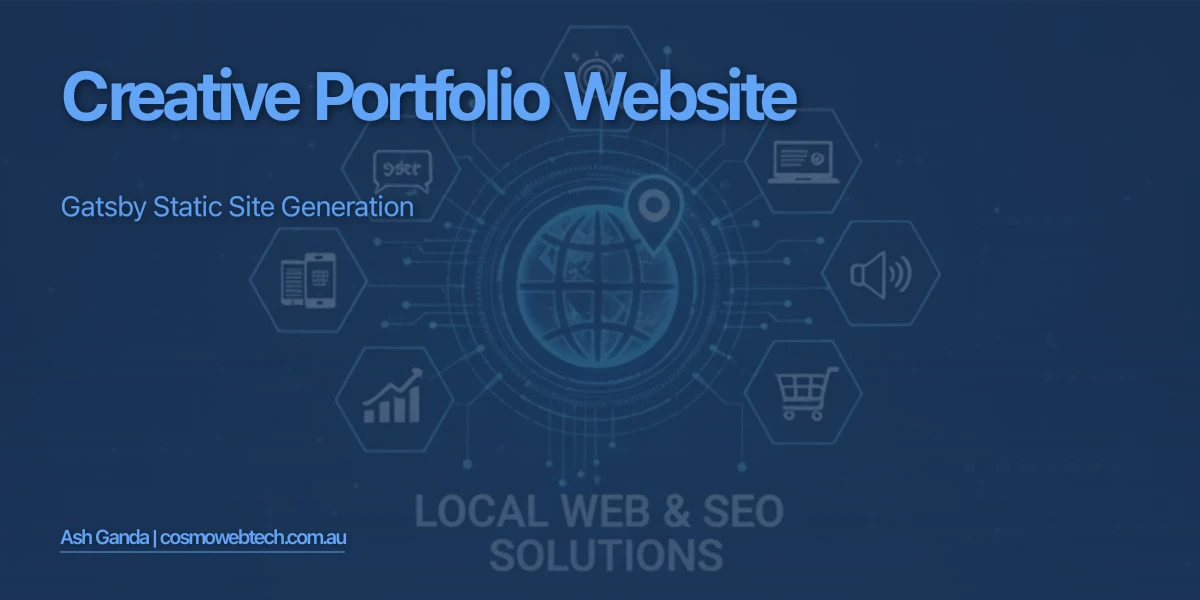 Creative Portfolio Website: Gatsby Static Site Generation