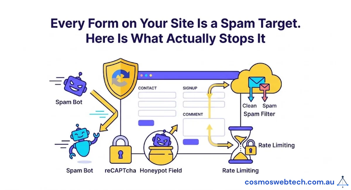 Every Form on Your Site Is a Spam Target. Here Is What Actually Stops It