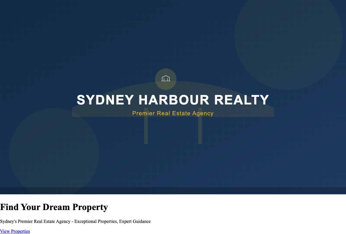 Demo Website Hero Section